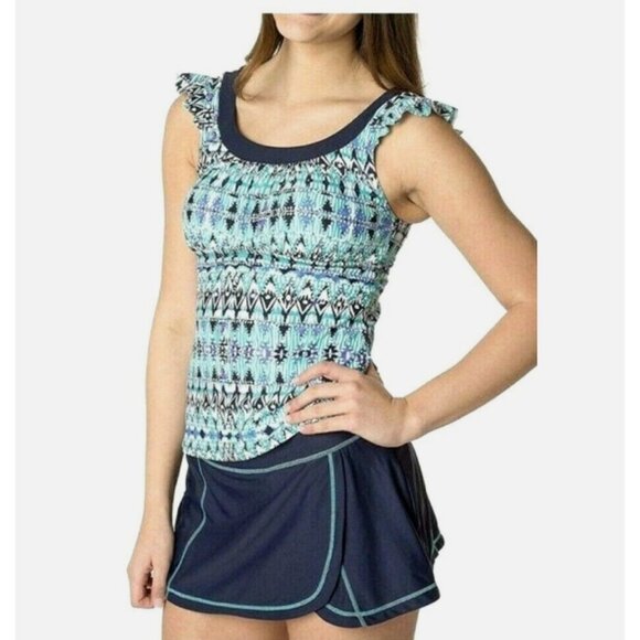 ZeroXposur Women's 2-Piece Set Tankini Swimsuit Skirt Plus Size 18 - Picture 1 of 12